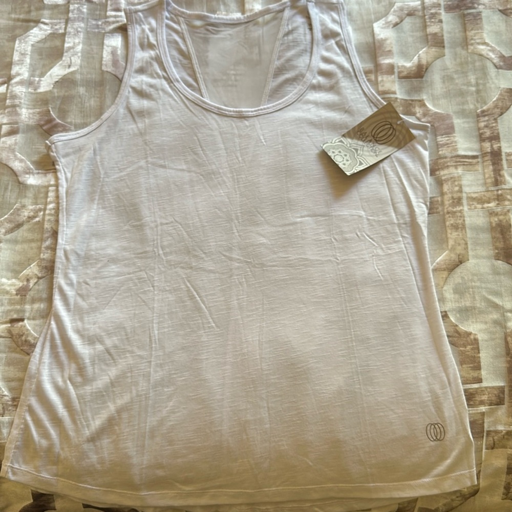 Balance Collection white medium tank top. New with tags.
